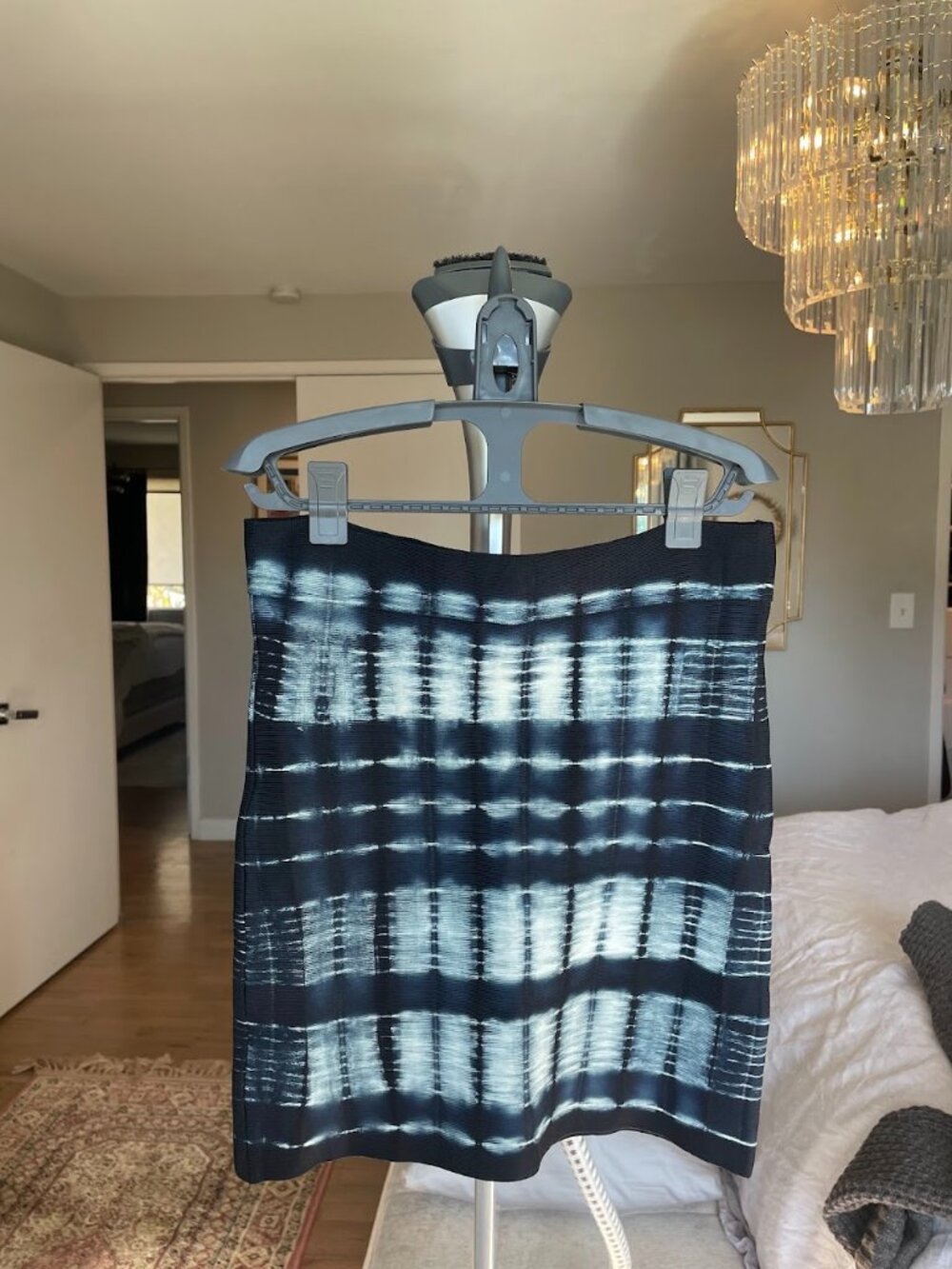 BCBG MaxAzria Navy Combo "Taylor" Skirt